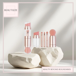 5-in-1 Makeup Brushes Multifunctional Set – Best Travel-Friendly Foundation & Powder Brushes