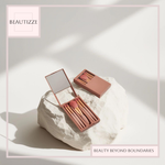 5 PCs Makeup Brushes With Mirror – Best Travel-Friendly Brush Set for Flawless Application