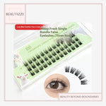 Trilogy False Cat Ears Lower Eyelashes – Segmented, Natural-Looking Lashes for Everyday Glam