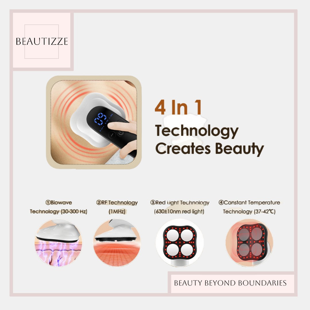 4-in-1 Cordless Electric Fat Remover Body Massager – Best Belly &amp; Waist Slimming Device